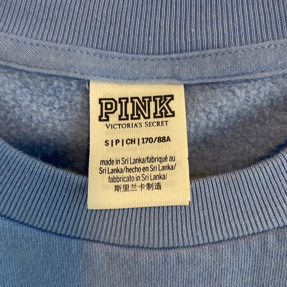PINK Victoria Secret Blue T-Shirt - Picture 4 of 4